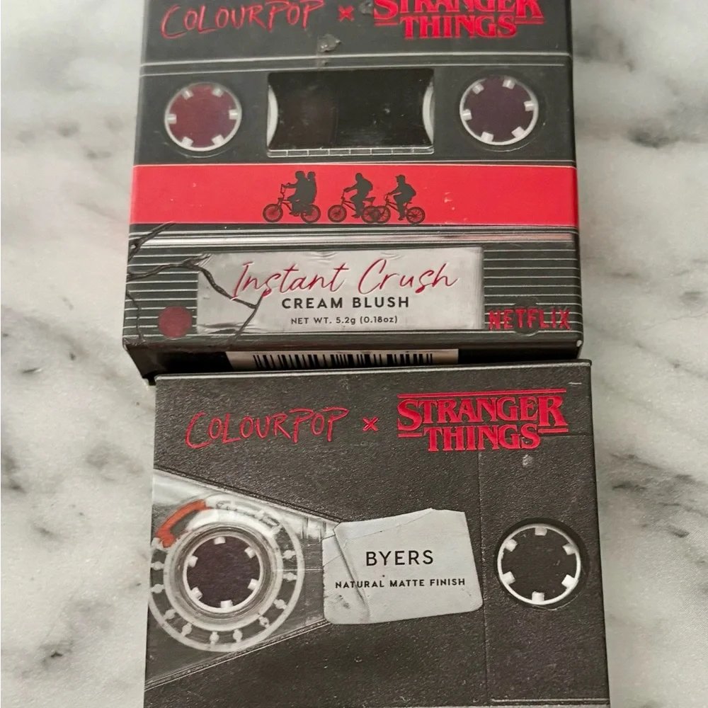 ColourPop x Stranger Things InstantCrush Cream Blush-Byers PHActivated Pink
